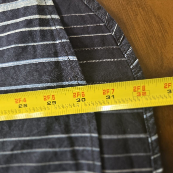 Harley-Davidson Black and White Striped Casual Button Down Shirt - Picture 8 of 10